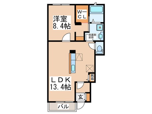 ベルメゾン　壱番館の物件間取画像